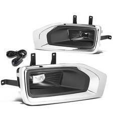 DNA MOTORING FL-ZTL-263-CH LED Fog Light With Bezel & Switch [Compatible with...