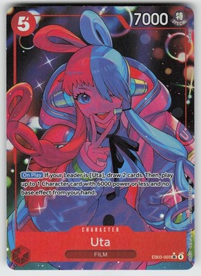 One Piece TCG Uta (Alternate Art) Extra Booster: Heroines Edition