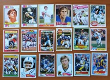 1973-83 Bert Jones Baltimore Colts LA Rams lot of 18 Custom Hand Made Art Cards
