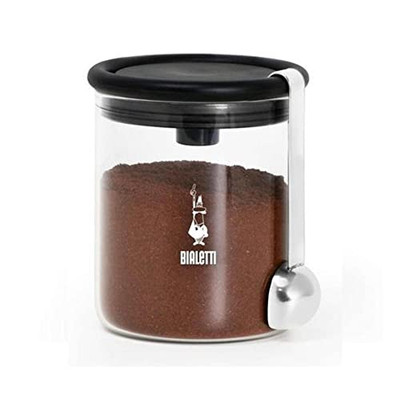 Bialetti - Smart Coffee Jar: Made in Glass to Preserve the Aroma of the Coffee -