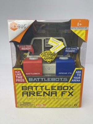 NEW HEXBUG Battlebots Battlebox Arena FX Lights & Sounds Blue Red 4136395 Sealed