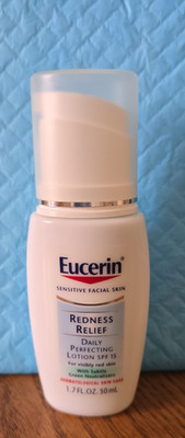 Eucerin Redness Relief Daily Perfecting Lotion SPF 15 1.7 oz New Old Stock