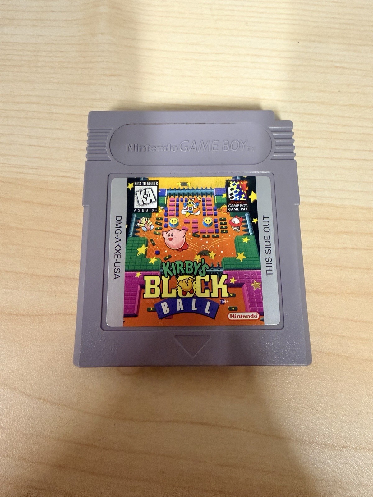 Kirby's Block Ball (Nintendo Original Game Boy) Game Only
