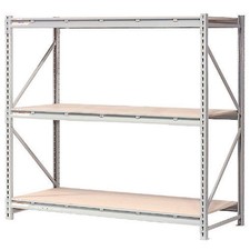 Extra High Capacity Bulk Rack With Wood Decking Starter Unit 96"W x 48"D x 96"H