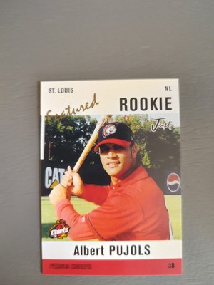 2004 Just Minors Just Featured Insert Albert Pujols Rookie RC #AP3 (JGA)