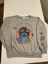 Disney Stitch Feeling Cosmic Women  s Sweatshirt Size Medium Lilo and Stitch M