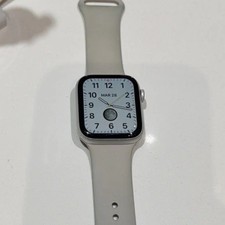 Apple Watch Series 6 44mm Silver Aluminum LTE GPS+Cellular, Flawless + Extras 