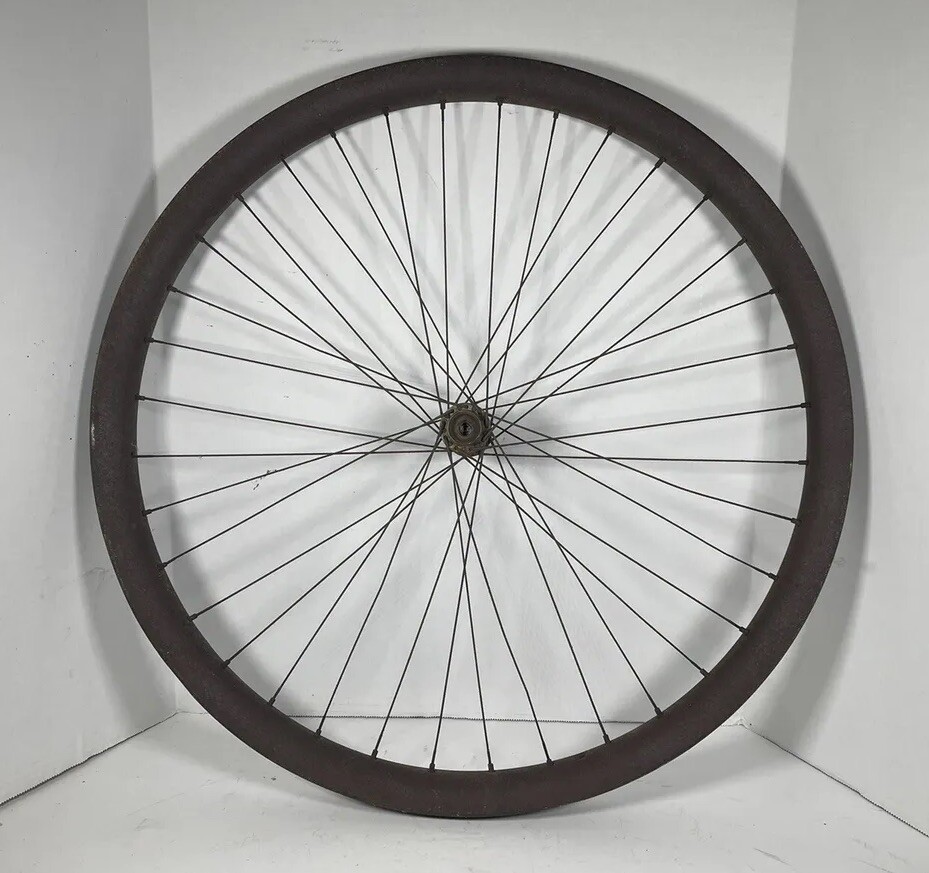 Early Antique Wooden Bicycle Tire Wheel Rim 22” eBay