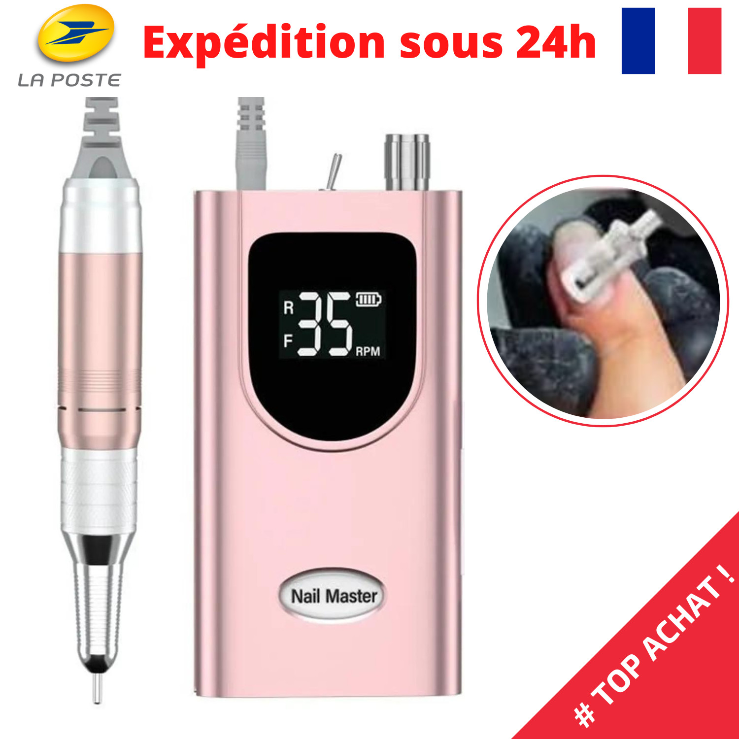 Blender chauffant soupe et smoothie avec 6 embouts et lames inox