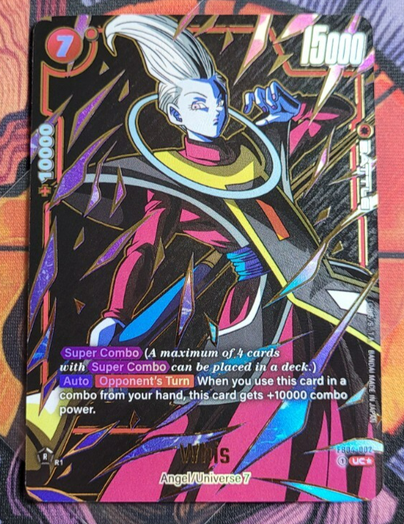 Whis FB04-002 Alternate Art Dragon Ball Card Fusion World Ultra