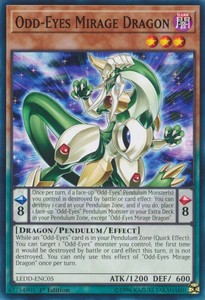 Odd-Eyes Mirage Dragon - LEDD-ENC05 - Common - 1st Edition x3 - Near Mint