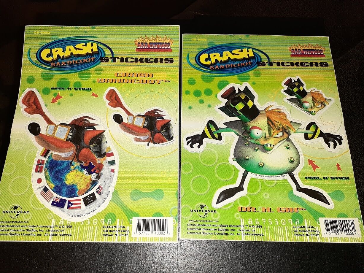 Crash Bandicoot Stickers for Sale