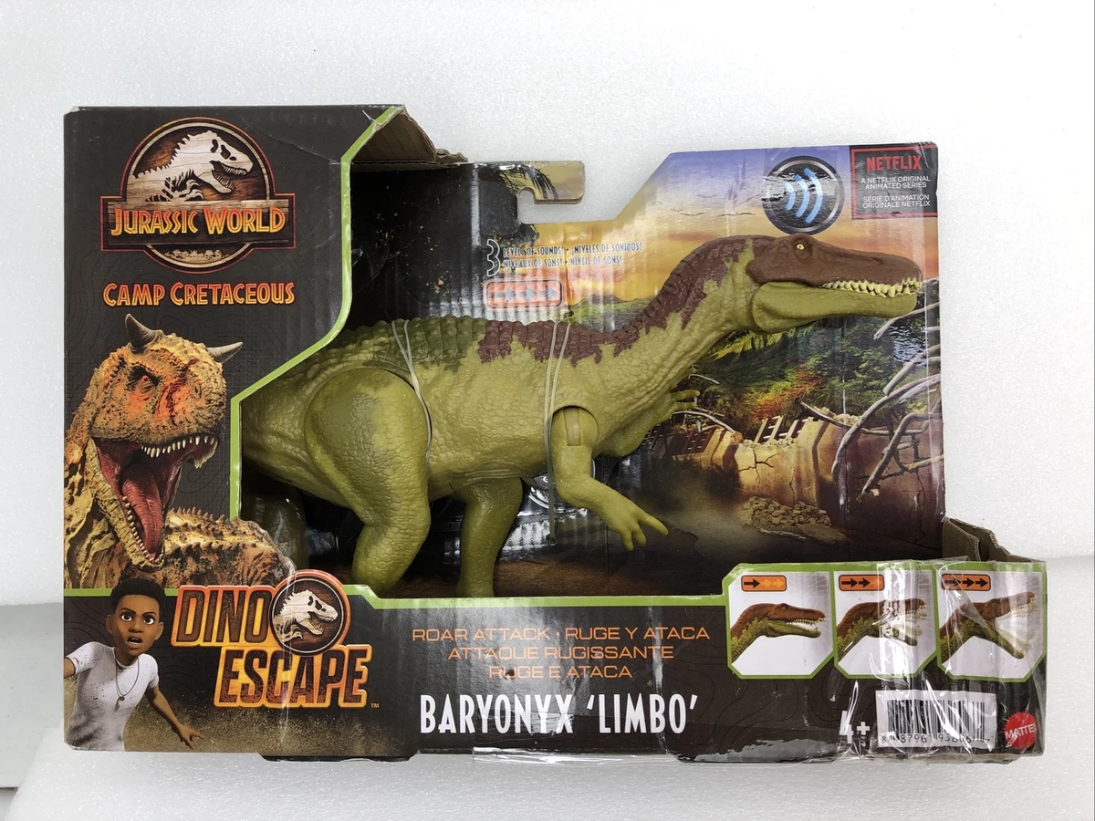 Mattel Jurassic World Roar Attack Baryonyx Limbo