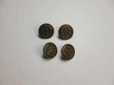 4 Stück Metall Trachtenknöpfe Knöpfe Zierknöpfe mit Motiv d=16 mm TK-IV-46