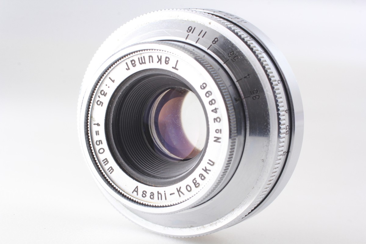 フィルムカメラ pentax asahi flex takumar 50mm f3.5 m37 pentax