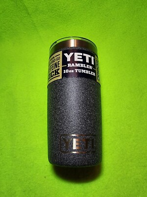 Yeti Rambler 10 oz Tumbler Black Stone, W/Mag Slider. Extremely