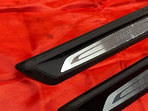 16-23 BMW F48 X1 Front Left & Right Door Sill Entrance Trim Cover Set! OEM✅ - Foto 5 di 15