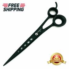 NEW GERMAN STAINLESS STEEL BARBER SALON HAIR STYLING SCISSOR SHEAR 8" BLACK