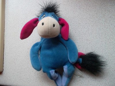 Walt Disney EEYORE Beanie Stofftier ca. 8 Zoll Original Winnie the Pooh Freund