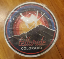 Telluride Colorado Circle Ski Jumper Souvenir Sticker pack of 60 New