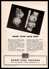 1945 Dodge Steel Company DS Castings Tacony Philadelphia Pennsylvania Print Ad