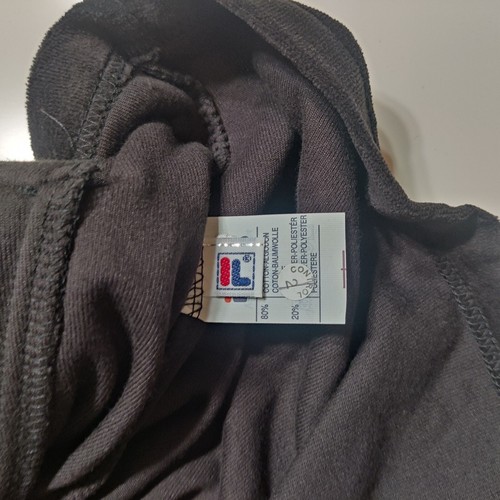 FILA Velour Tracksuit Men's Vintage NWT Black Gray Pockets Zip 2 Piece M L XL - Picture 12 of 12