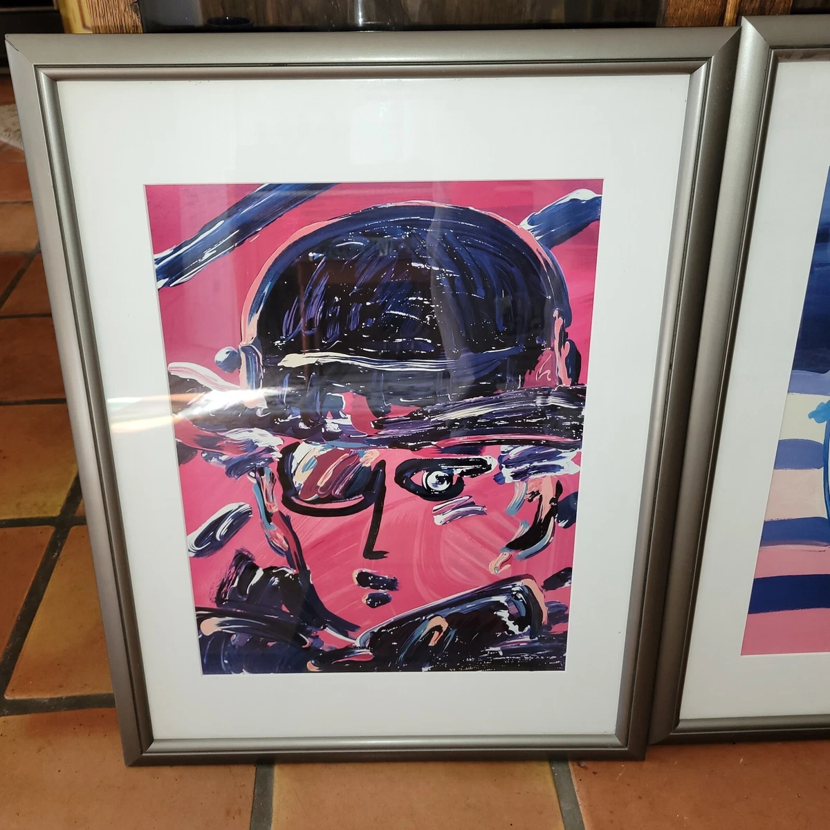 Pair of Pop Art Peter Max Art Deco Girl & Zero Megalopolis | eBay