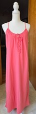 Old Navy Women's Cami Maxi Shift Dress Poppy Size M