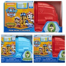 Lot of 3 - Paw Patrol Dino Rescue Mini Figures Blind Box- Blue - Red - Series 7