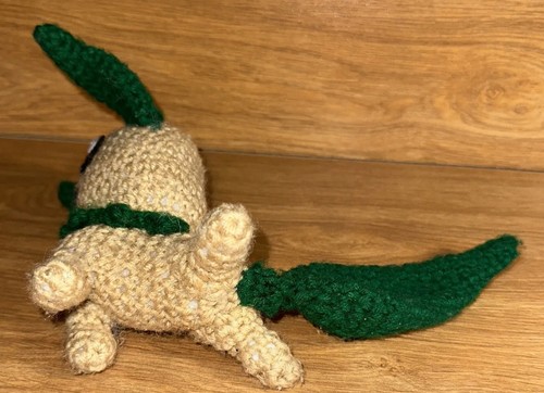 Peluche cane amigurumi mini mostro vintage fatto a mano rifinito all'uncinetto - Foto 7 di 9