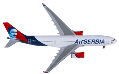 1:400 Phoenix Air Serbia A330-200 Passenger Airplane Diecast