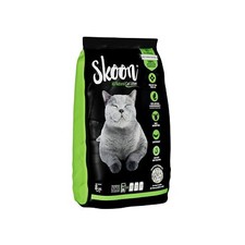  1 Bag Skoon All-Natural Cat Litter, 8 lbs - Light-Weight, Non-Clumping, Low...