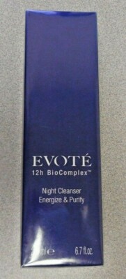 EVOTE 12H BIOCOMPLEX NIGHT CLEANSER ENERGIZE & PURIFY 6.7oz NEW IN BOX SEALED