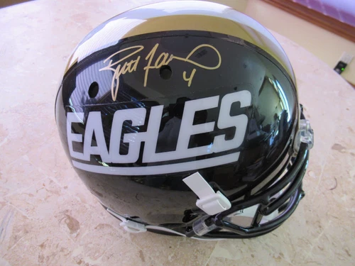 BRETT FAVRE AUTOGRAPHED SOUTHERN MISSISSIPPI HELMET w/COA