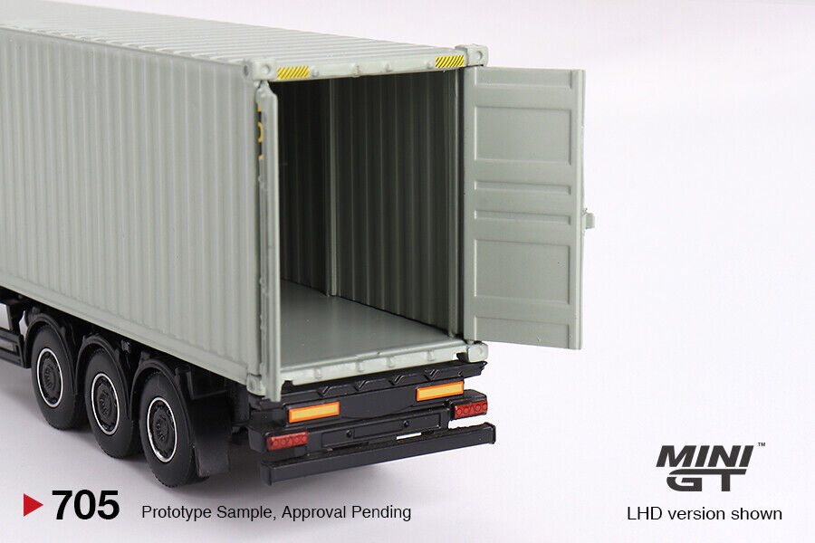 In Stock) Mini GT #705 Mercedes-Benz Actros w/ 40 Ft In Stock) Mini GT #705 Mercedes-Benz Actros w/ 40 Ft