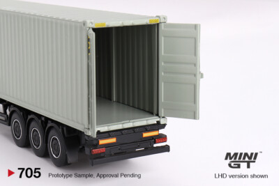 【MINI GT】MercedesBenz actros 40ftコンテナ 1/64 Mini GT Mercedes-Benz Actros with 40 Ft Dry Container