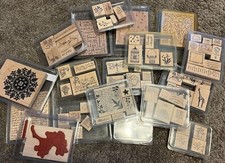 STAMPIN' UP Wooden Block Stamp Sets for Crafts, Cardmaking, Scrapbooking