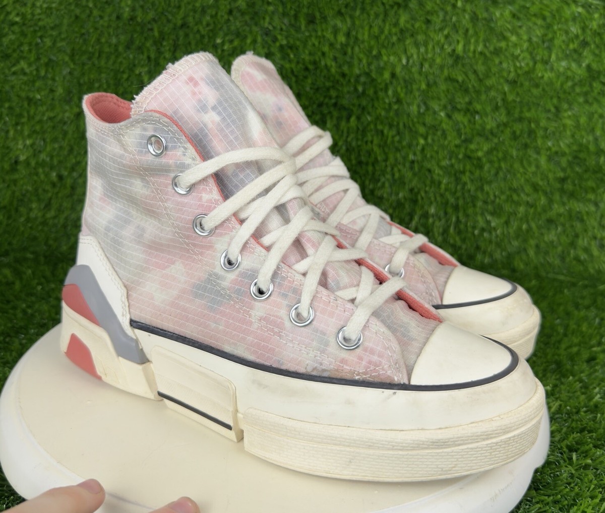 Converse Women's CPX70 High Washed Floral Terracotta Pink Size