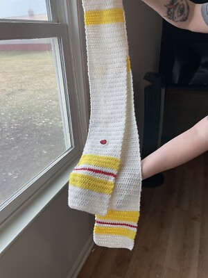Vintage Kansas City Chiefs Handmade Scarf -Taylor Swift