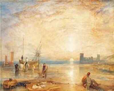 Turner A4 Print Flint Castle North Wales