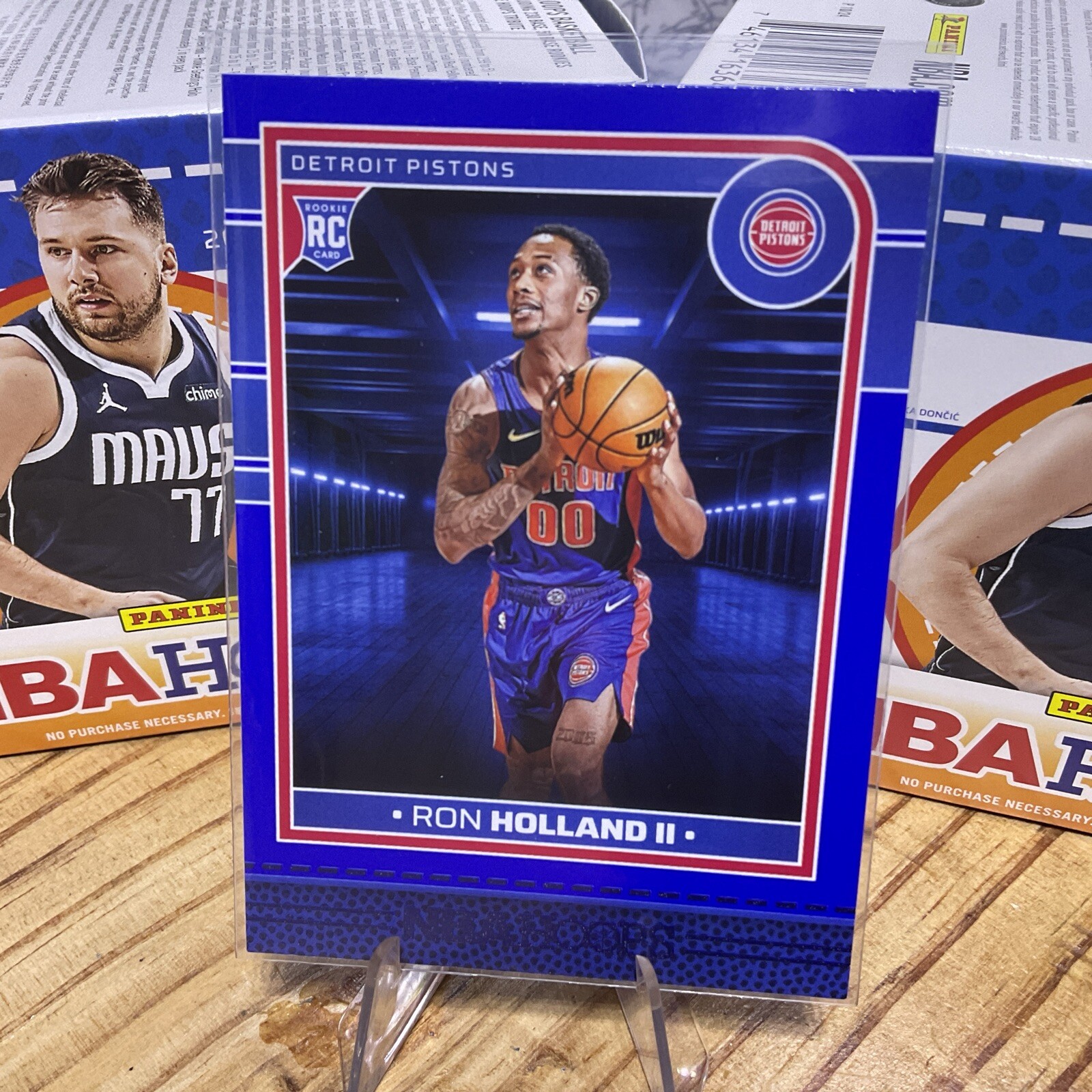 RON HOLLAND II 2024-25 Panini NBA Hoops 🔥ROOKIE BLUE PARRALEL🔥 RC #235 Pistons