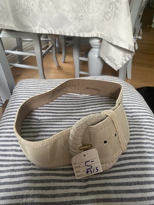 True Vintage Donna Karan HUGE XL Belt Buckle Leather  display picture 2