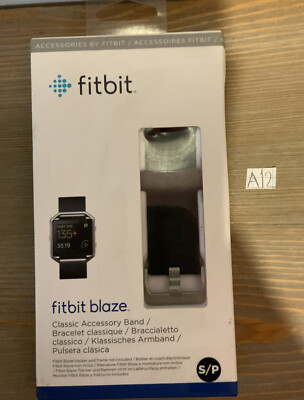 Fitbit Blaze,S/P,Classic Accessory Band,Black,Distressed Box,New