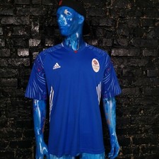 Great Britain Team Jersey Olympic Games Shirt Blue Adidas O53489 Trikot Mens XL