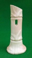 6” LOCKE & CO (WORCESTER) BLUSH IVORY BAMBOO SPILL VASE.
