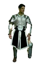Medieval Full Body Armor Complete Templar of Negation Full Suit Knight Cuirass