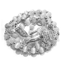 rosary beads catholic for Women,Rosary Necklace for women and men with medal ...