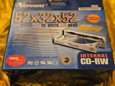 NEW NORCENT RW532 52x32x52 WRITE RE-WRITE READ CD-ROM INTERNAL CD-RW Burn DRIVE