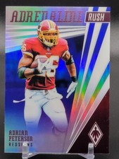 2019 Panini Phoenix Adrian Peterson Adrenaline Rush Blue Prizm Holo /35