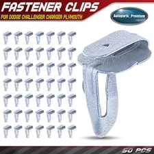 50x 5/16" Nylon Trim Panel Clips Retainer Fastener for Dodge Challenger Plymouth